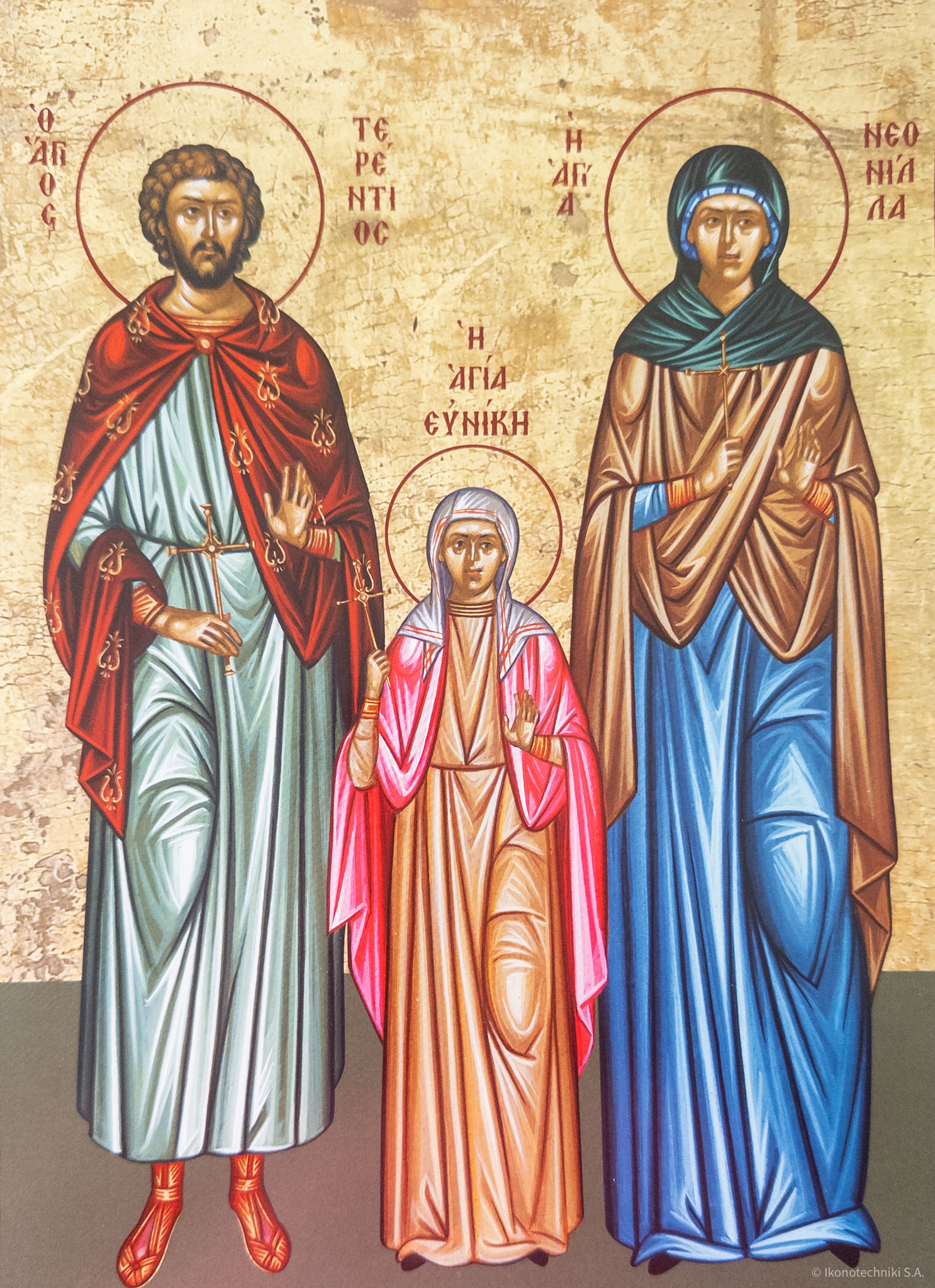Gedächtnis der heiligen Märtyrer Terentios und Neonilla und unseres ehrwürdigen Vaters Stephanos des Sabbaiten.